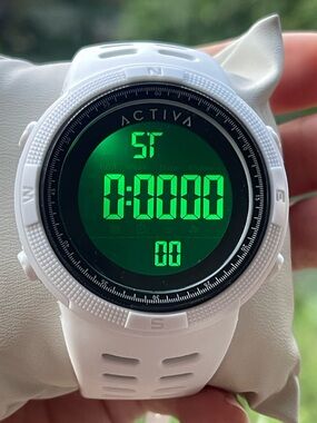 Activa X Invicta Digital Men's Watch - 50mm, White (ACW1915-007)